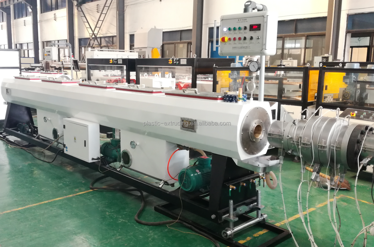 Pvc pipe plastic machine/pvc water pipe production line/pvc plastic pipe extruding extruder machine