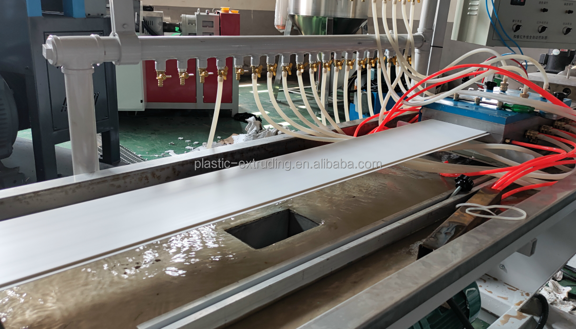 Made in China HorseRider Conical Twin Screw Extruder of PVC Panel Forming Machine Roof Ceiling Panel  Making Machine