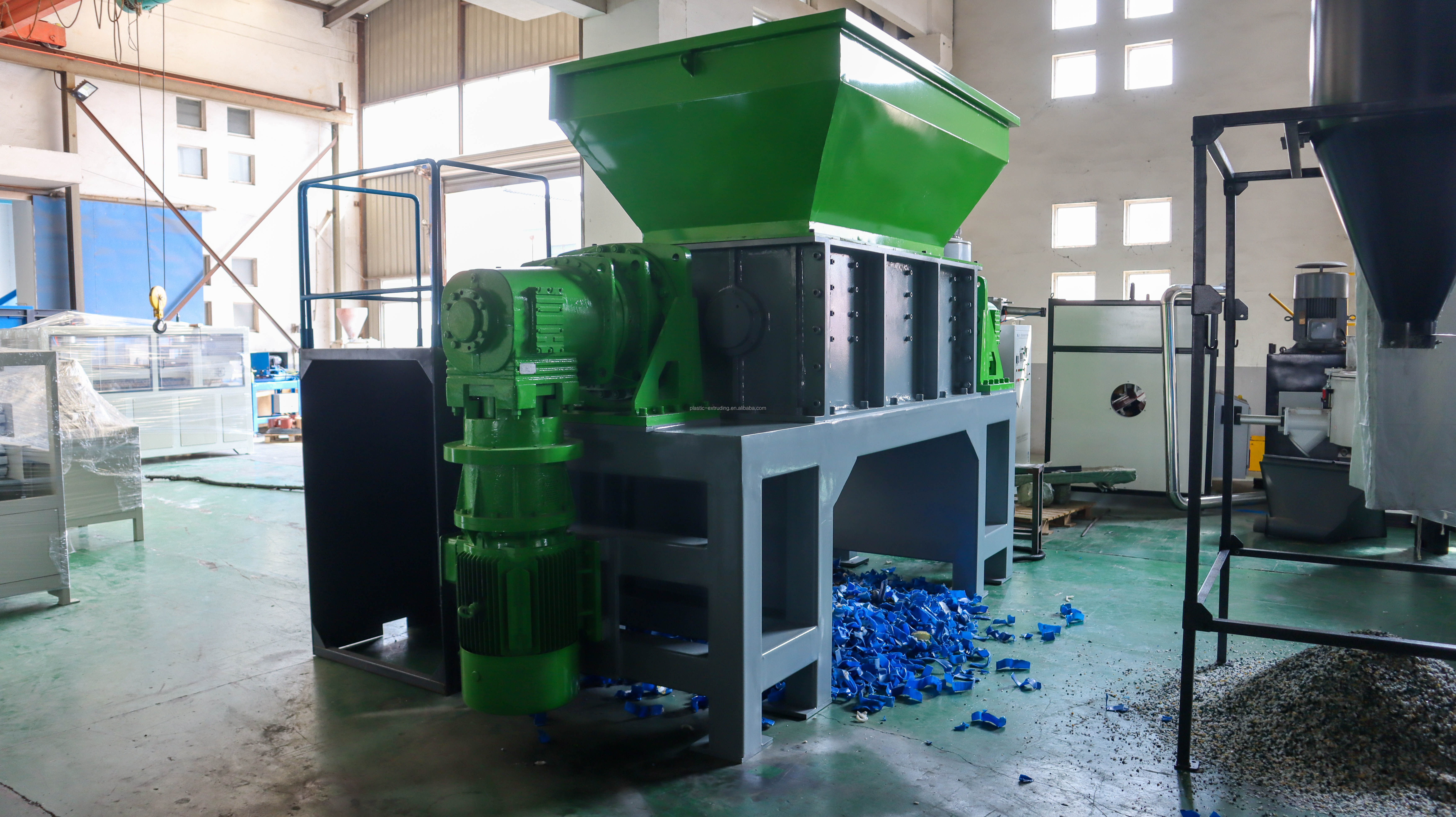 Good Quality and Cheapest Double Shaft Shredder Industrial Large Paper Waste Car Tire Carton Box Shredder