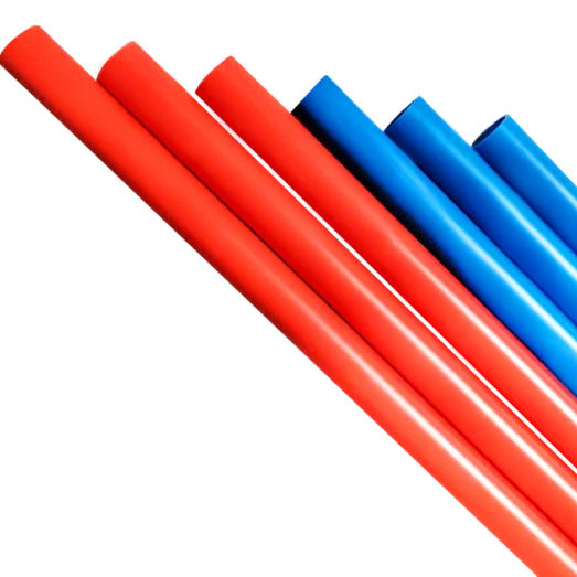 Fire resistant UPVC rigid conduit red blue  1/2inch 3/4 inch 1inch pvc conduit pipe electrical conduit