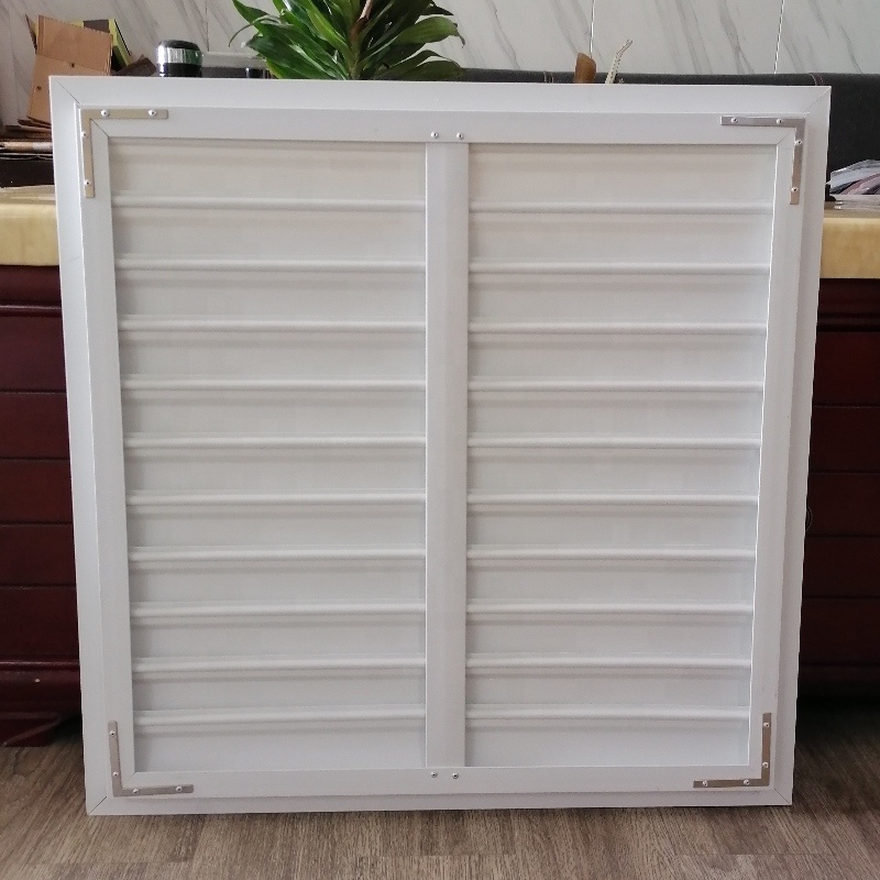 Swine PVC Shutters 36 Inch Black PVC Shutter Exhaust Fan PVC Shutter for Fiber Glass Cone Fan