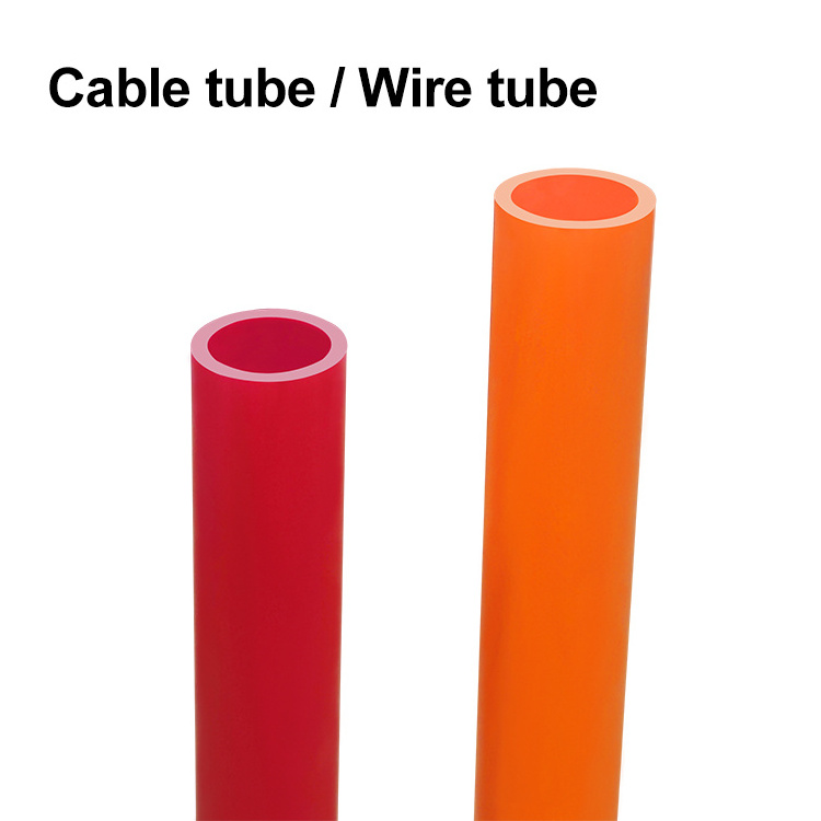 Fire resistant UPVC rigid conduit red blue  1/2inch 3/4 inch 1inch pvc conduit pipe electrical conduit