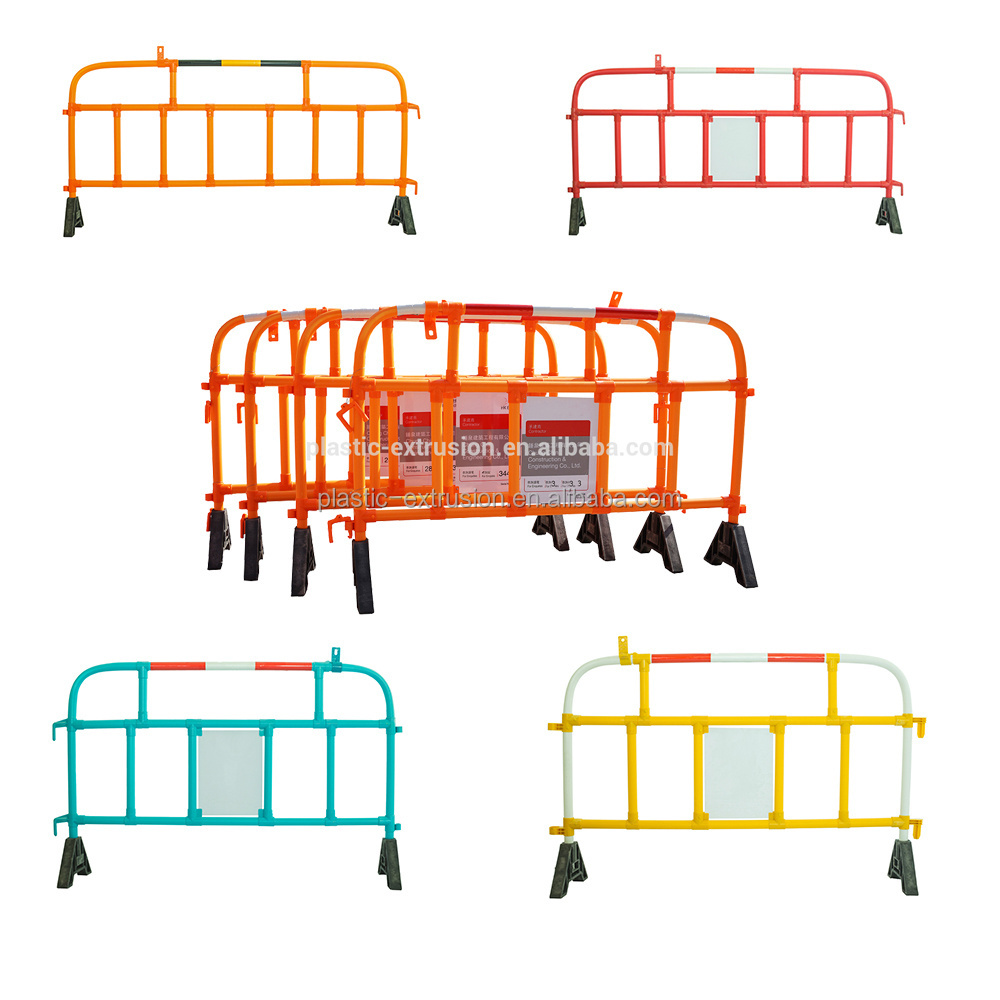 Plastic Barrier for Special Events Removable Temporary Blocker Safety Traffic Barricade