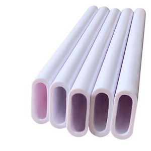 Customized oval plastic extrusion tube pvc pipe color flat or oval pipe