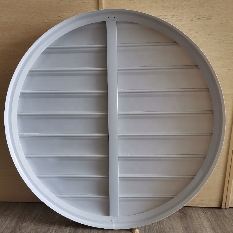 Swine PVC Shutters 36 Inch Black PVC Shutter Exhaust Fan PVC Shutter for Fiber Glass Cone Fan