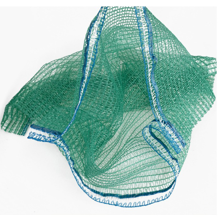 PE knitted Custom Raschel Mesh Bags Onion Sacks Recycled Leno PP Firewood Mesh Bag for Oranges