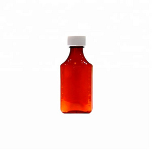 4oz  rx bottle PET amber container cough syrup bottle medicine liquid oral  plastic bottles for capsules