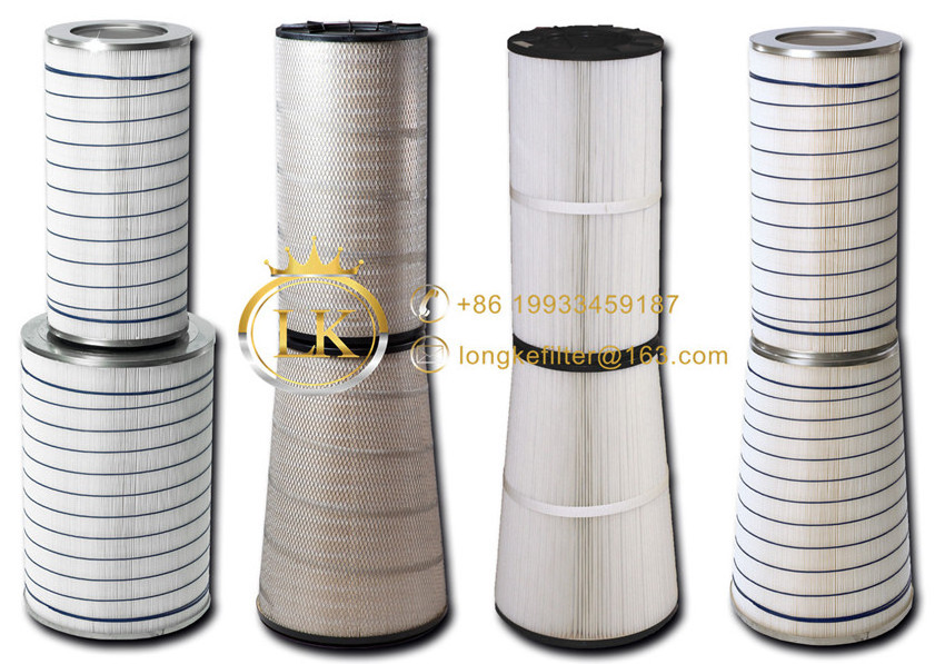 Triangle blue flame retardant dust filter cartridge dust filter P034303 P034078