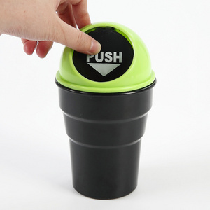 STROBIGO Plastic ABS MINI Car Dustbin trash Can Waste Bin