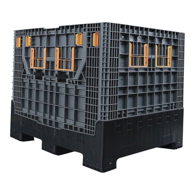 600*800 mesh plastic collapsible logistics box pallet for Industrial Recyclable and reusable