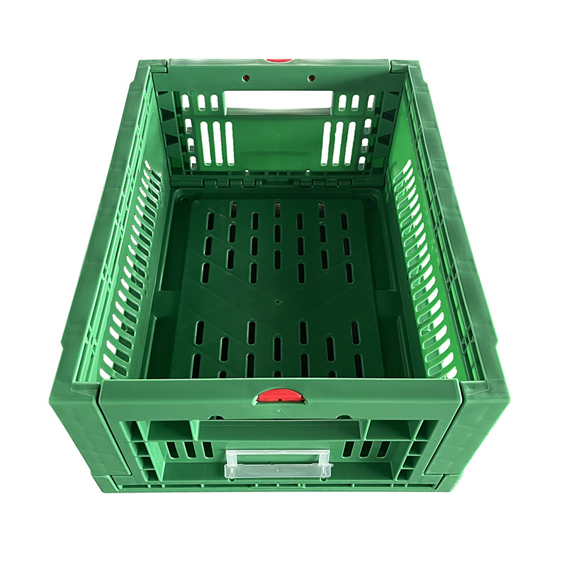 Pp Crate stackable fruit crates Vented Foldable Crate for fruits and vegetables