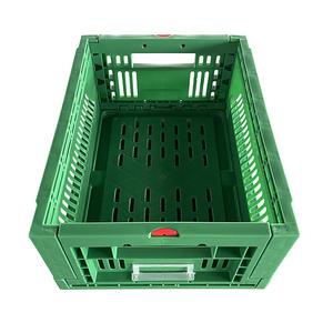 Durable Logistic Turnover Agriculture Small Folding Collapsible Plastic Stackable and Foldable Storage Crate for Vegetable