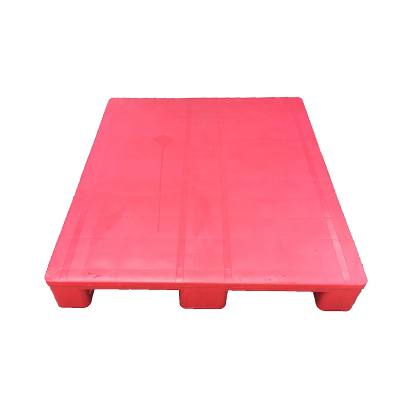 hdpe racking heavy duty Blue single face 3 skids racking small plastic pallet for prices sale