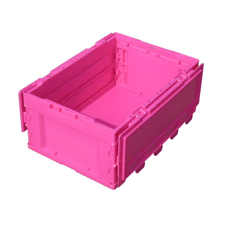 Plastic foldable Container, Collapsible and folding crate box for storage and moving