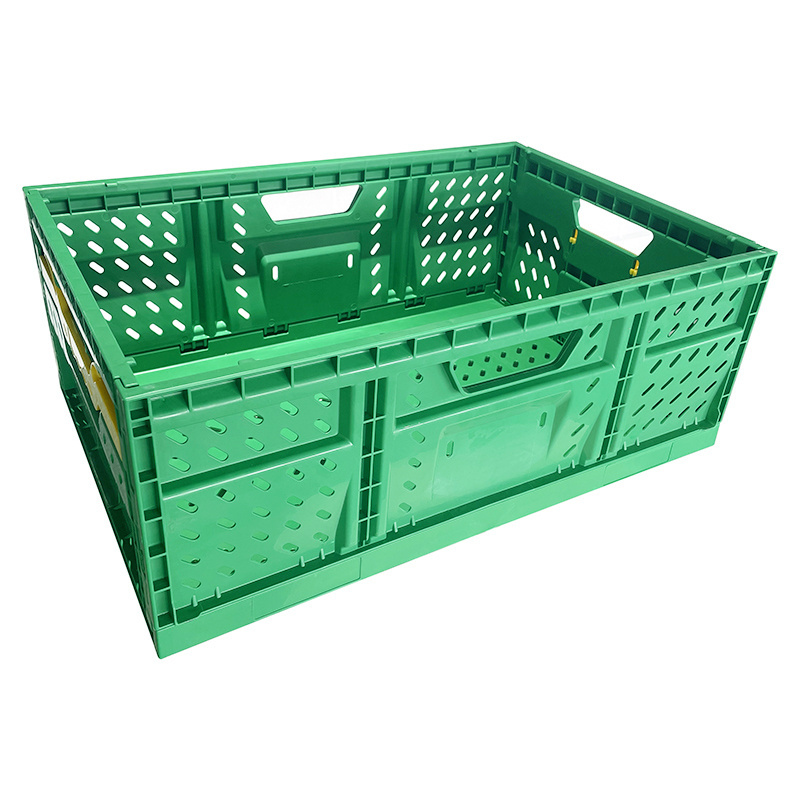 Sales in Chinese manufacturing factories collapsible plastic folding vegetable crate for food grade plastic storage