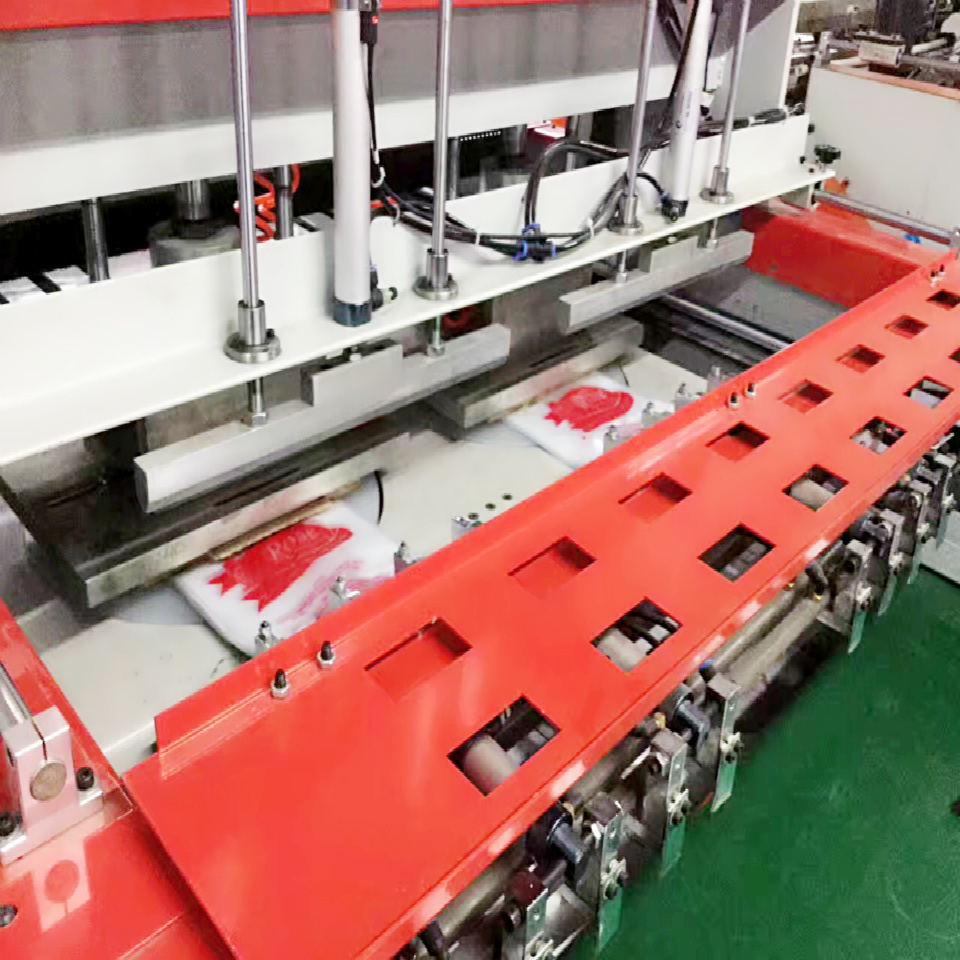 High speed professional manufacturer  plastic shopping bag making machine price