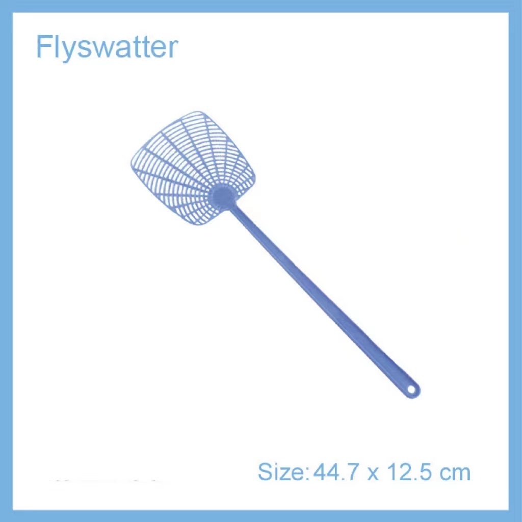 Handheld Colorful Plastic Fly Swatter Promotional and for Pest Control