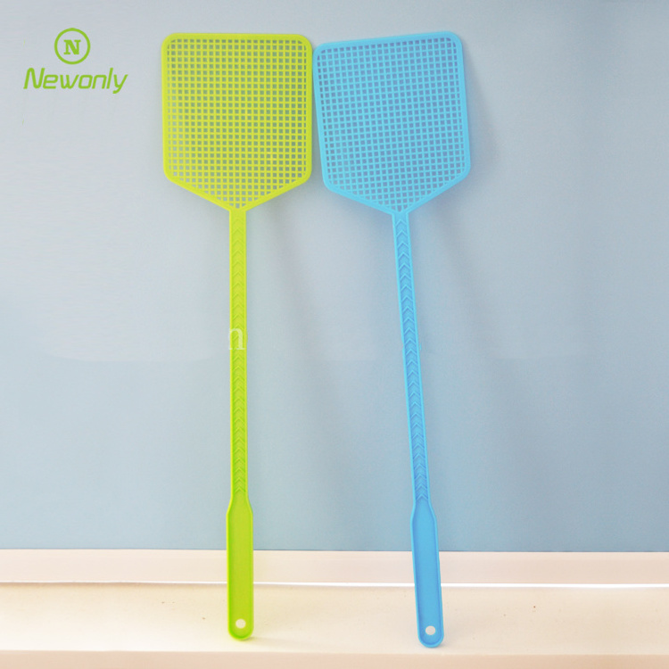 Handheld Colorful Plastic Fly Swatter Promotional and for Pest Control