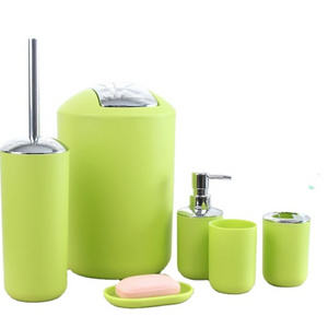 Durable PP Plastic Bathroom Accessory Set Packaged in a Box Includes Essential Bathroom Sets