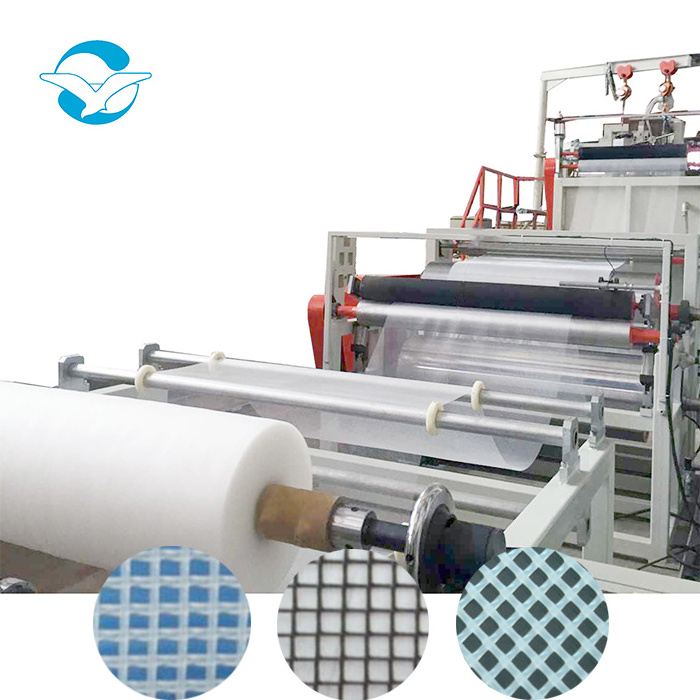 plastic extruders mosquito insect window screen net making machine plastic net production line plastic filter net machine