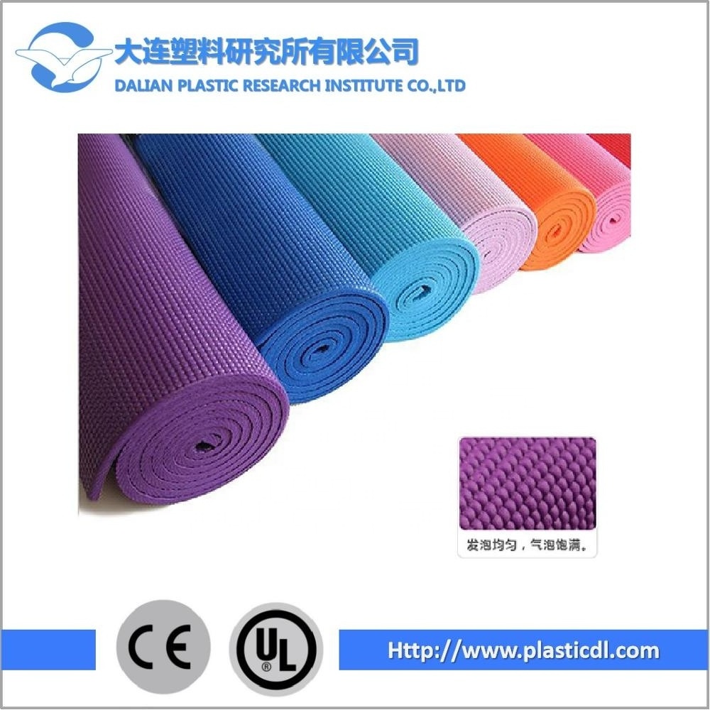 PVC antiskid foam mat making extrusion, yoga mat  production line