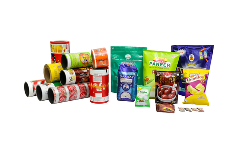 Custom  Printed  Flexible Packaging Films Plastic Roll Film Laminated  PET/PE/BOPP  Packaging Film For Food