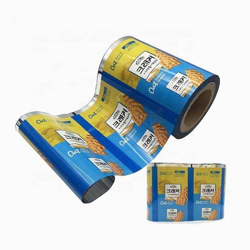 Custom  Printed  Flexible Packaging Films Plastic Roll Film Laminated  PET/PE/BOPP  Packaging Film For Food