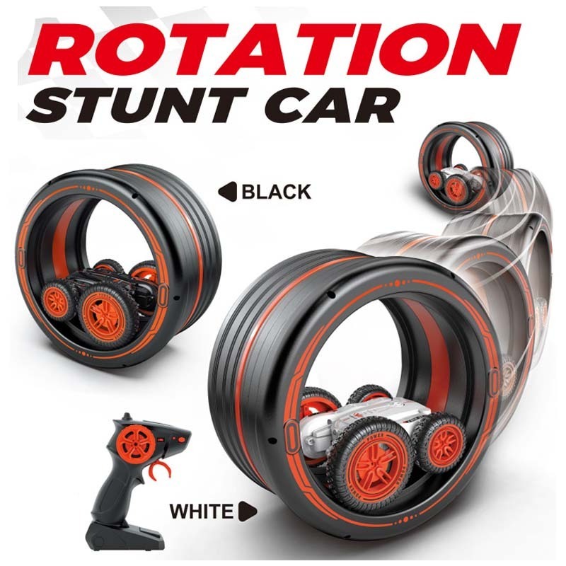 Remote Control 360 Degree Rotation Big Wheel Stunt Car Toy,2021 Hot Sale Stunt RC Car