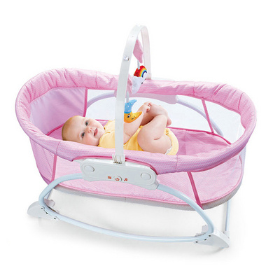 Multifunctional Swing Cribs With Music Baby Cradle Electric