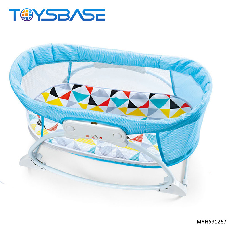 Multifunctional Swing Cribs With Music Baby Cradle Electric