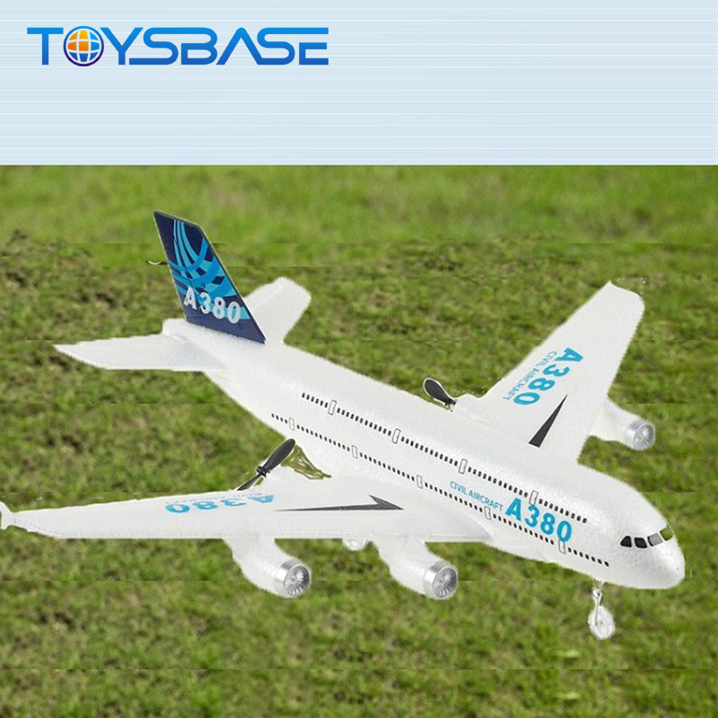 Hot Selling 2 Channel Airbus Aircraft A380 Rc Plane