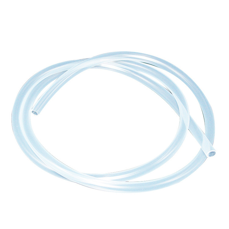 Medical equipment transparent platinum cured extruded silicone chemical  rubber air hose