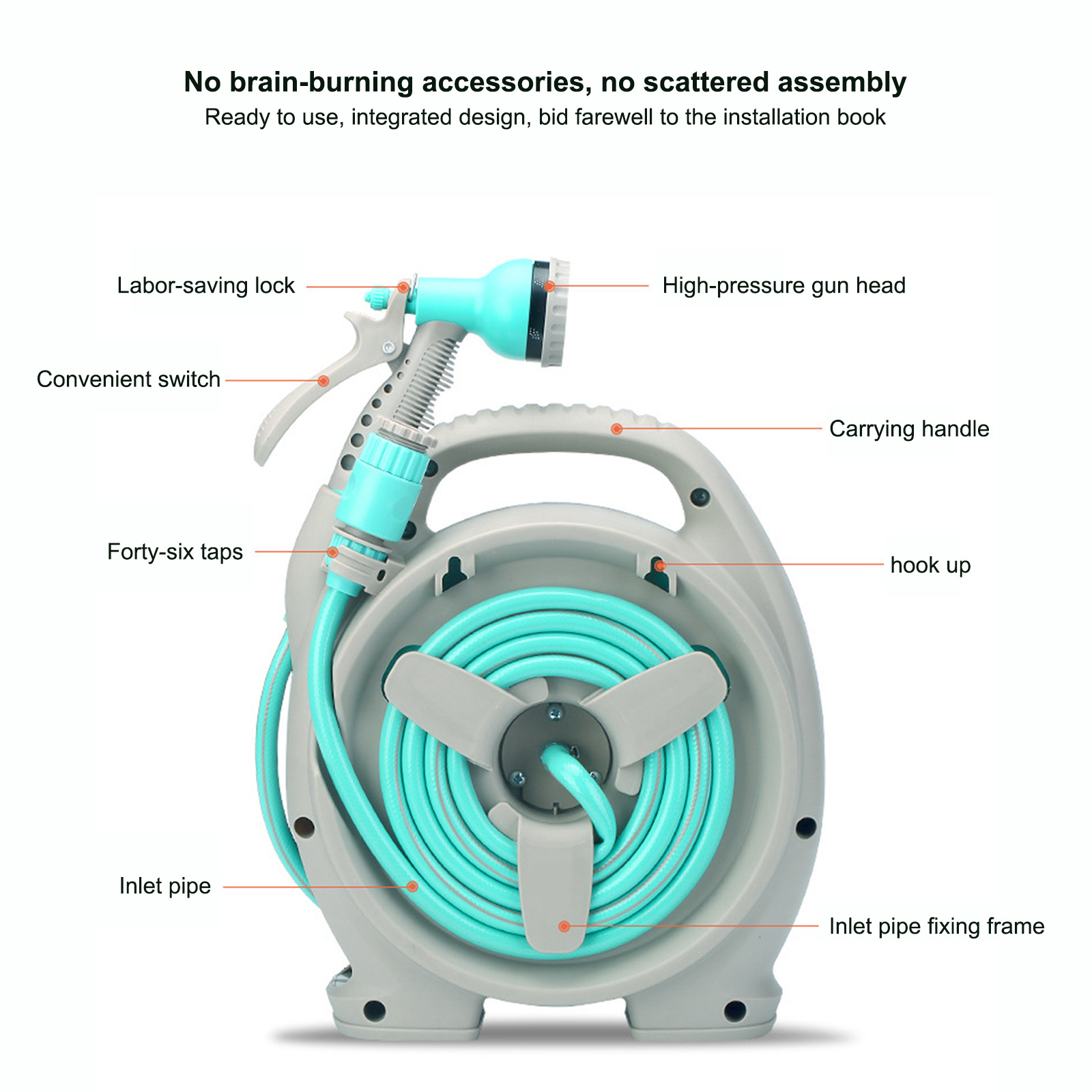 Automatic Retractable Water Garden Hose Pipe Reel | Bestsuppliers.com