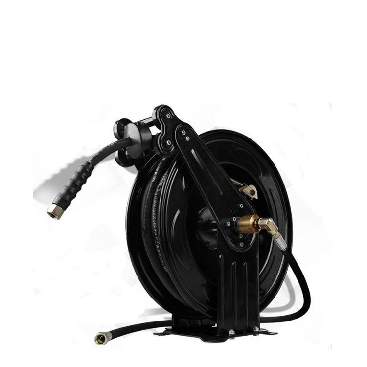 20m retractable hose reel high pressure water stainless pressure washer hose reel