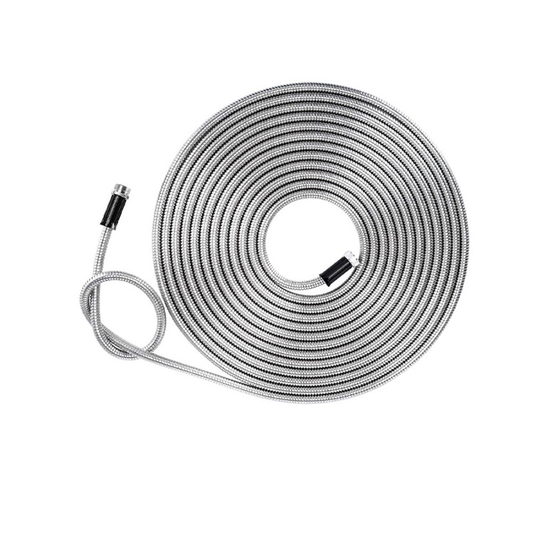 100ft Metal flexible garden hose pipe garden with 10 Function Sprayer gun