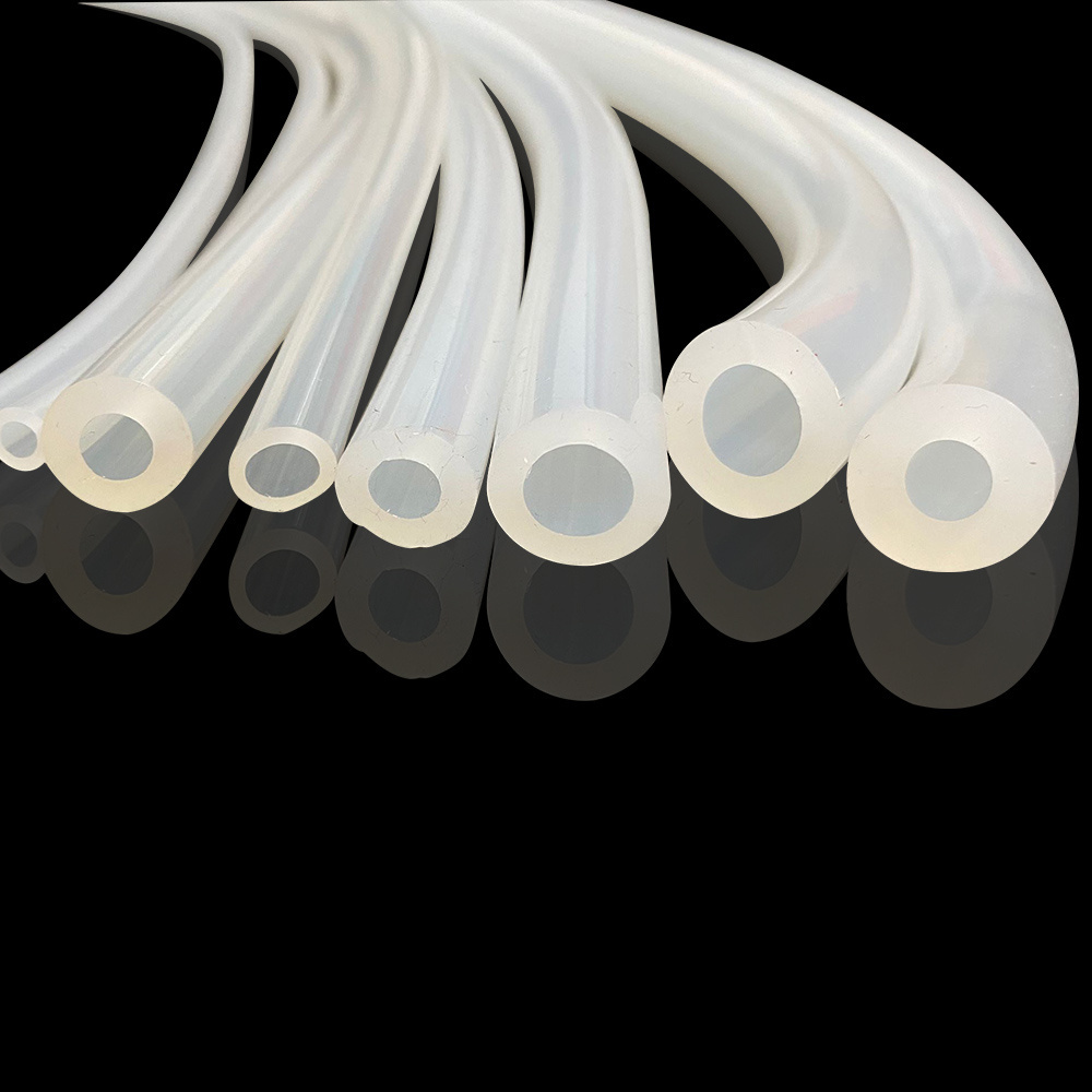 The best Medical grade silicone hose with flange air hose aquarium plain white hose