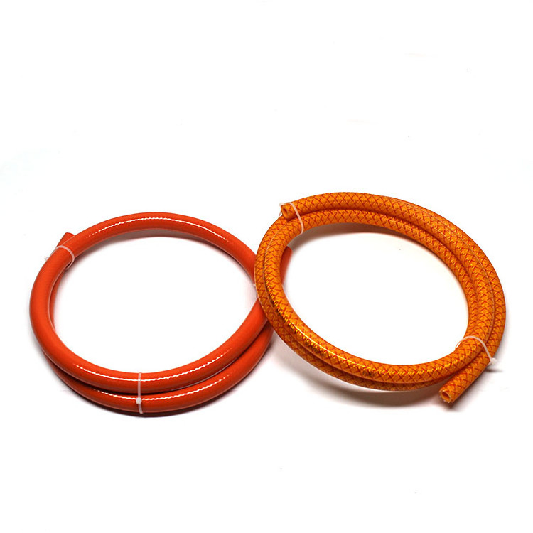 Commercial yellow cooker hose flexible lpg natural pvc gas hose