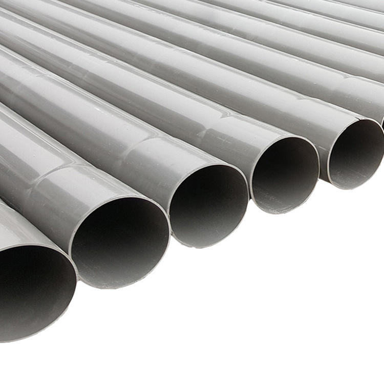 Large Diameter 800mm diameter pvc pipe in Plastic Tubes u-pvc pipe 100mm Electric tube