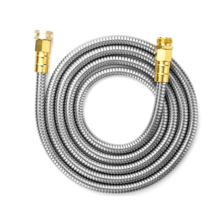 stainless steel metal garden hose 100ft, stainless steel hea garden hose pipe