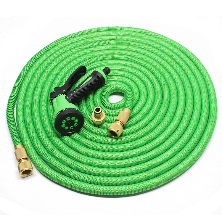 100ft garden hose expandable hose 7-Pattern Free Spray Nozzle for gardening