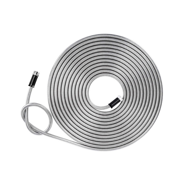 Heavy Duty 201 304 Metal Case flexible water garden hose pipe