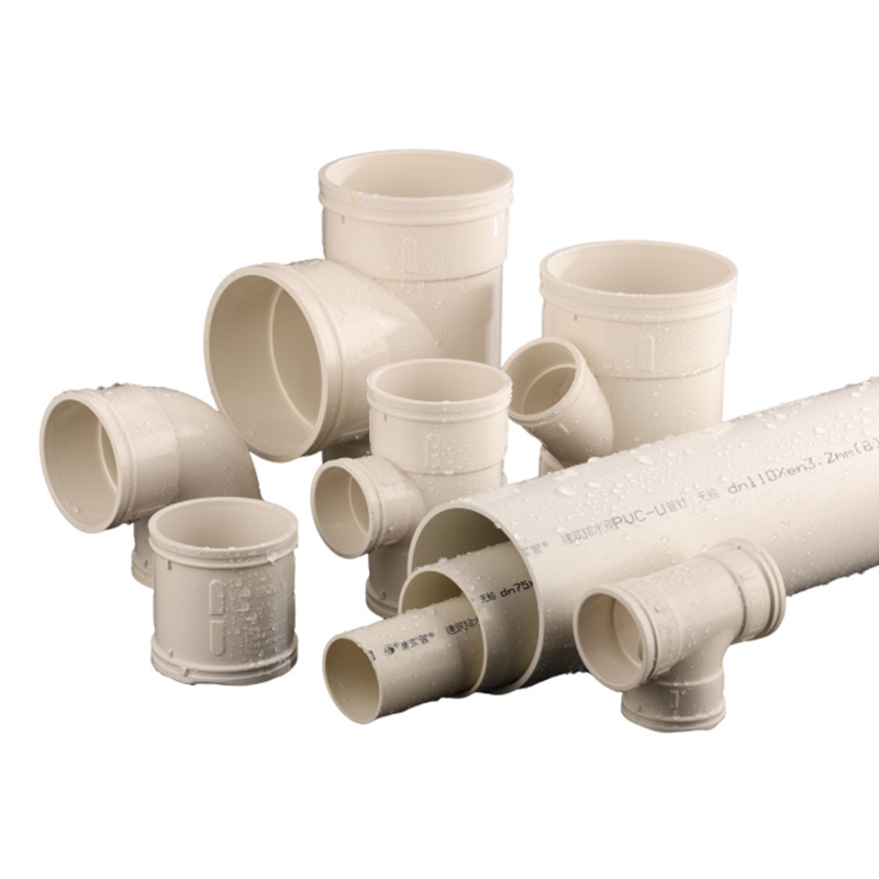 High Quality Customized Size And Color Water Supply And Drainage Plastic 40 20 Pvc Drainage Pipe