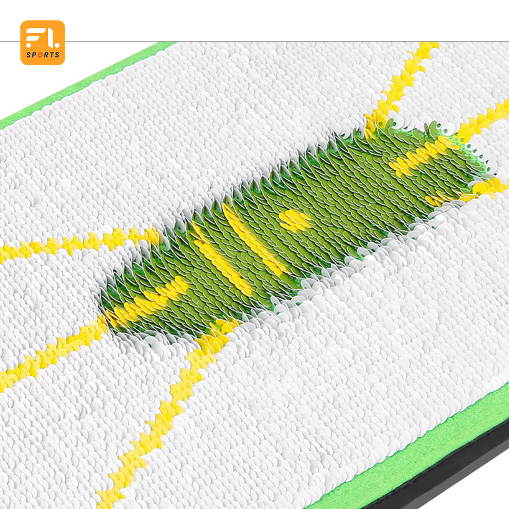 Mini Portable Golf Impact Analysis Training Turf Mat golf training mat for swing detection batting golf training mat