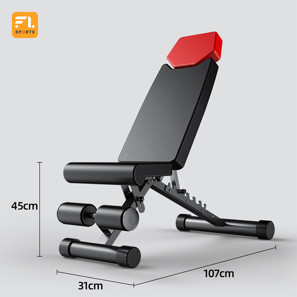 Factory Direct Adjustable Weight Bench Body Workout Multi-Purpose Foldable Incline Decline Exercise Workout Bench