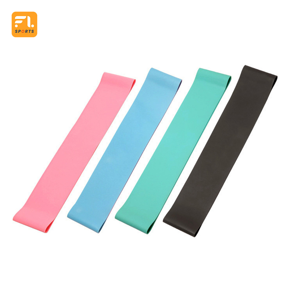 Factory Supply Training Fitness Gum Exercise Gym Strength Resistance Bands Sport Rubber Fitness Mini Bands Workout Equipment