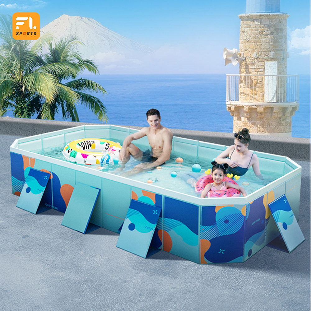 Wholesale Blue Circular Outdoor Home Swimming Pool Frame Round Pool Model Adult For Home