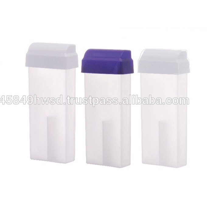 Customized IML Labeled High Quality Empty Rollon Wax Hair Removal Wax  Cartridge 100ml Wax Container