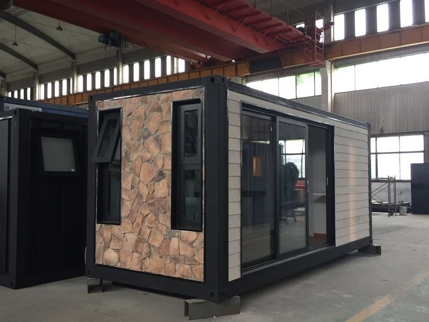 cheap Hydraulic Showroom Portable Ready Made Prefab Container House Prefabricated