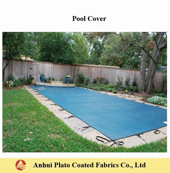 100% waterproof tarpaulin for swimming pool cover or pvc inflatable pool cover or ground pvc pool cover