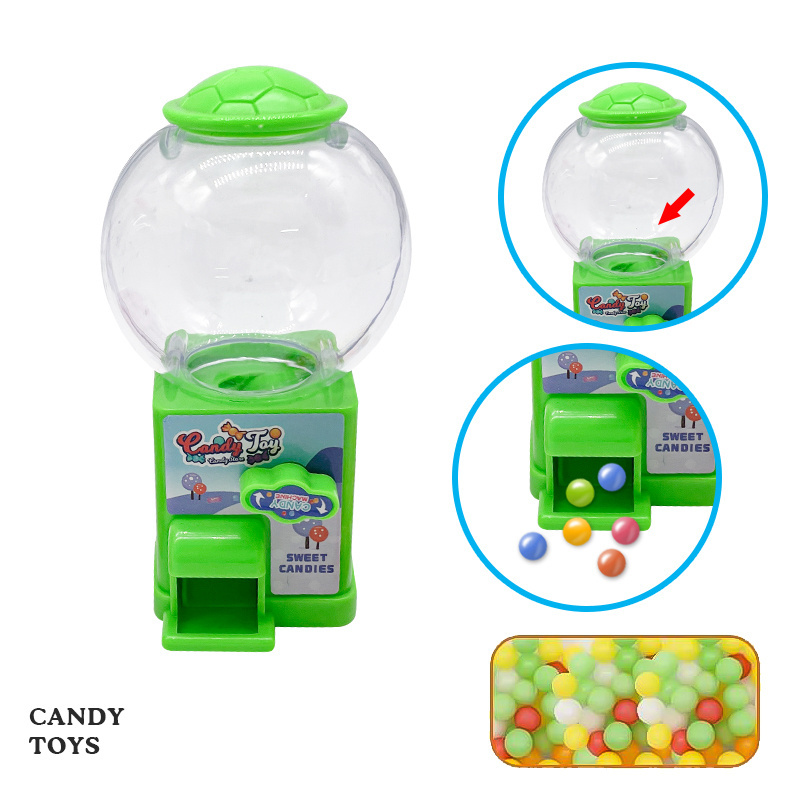 Cheapest Gift Sweet Candies Gumball Mini Vending Machine Toys Kids Candy Dispenser